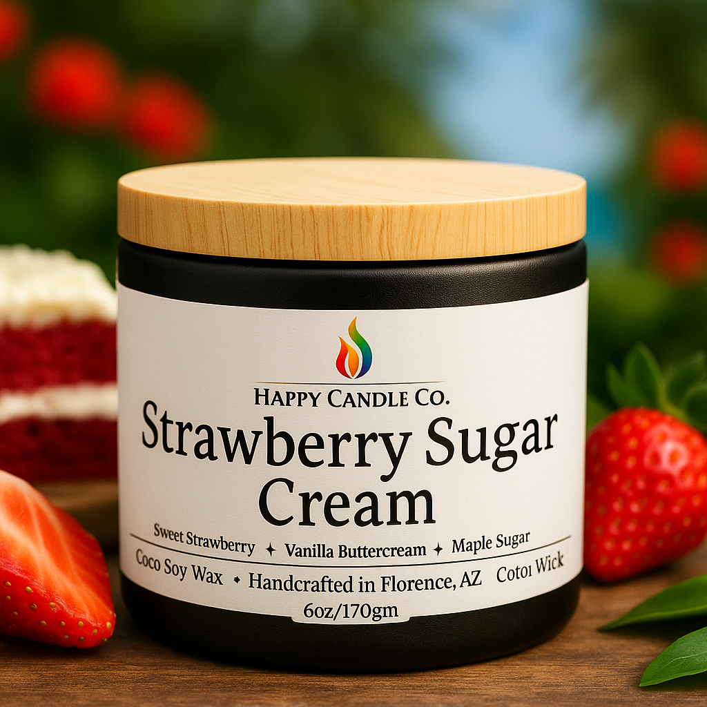 Strawberry Sugar Cream Candle