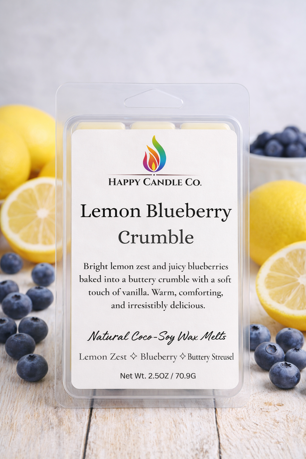 Lemon Blueberry Crumble