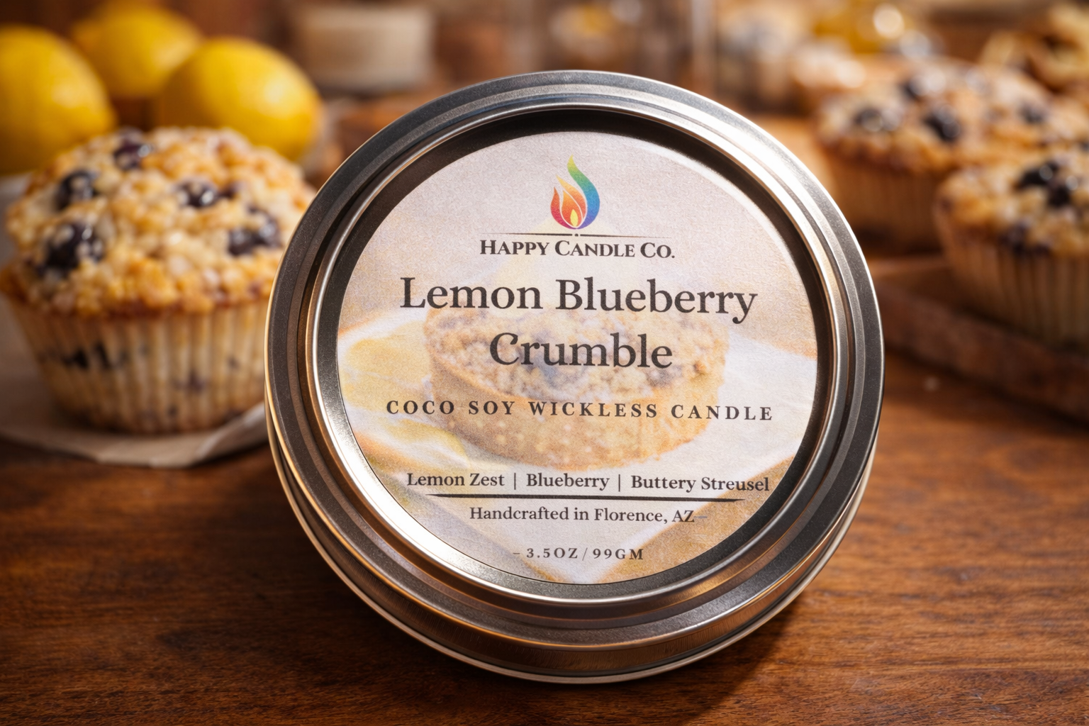 Lemon Blueberry Crumble