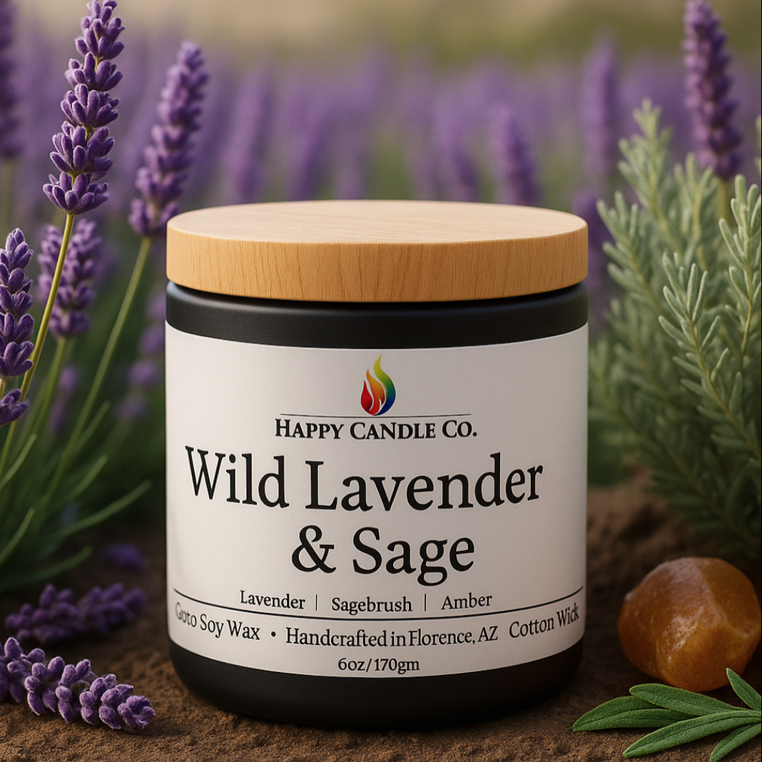 Wild Lavender & Sage Candle