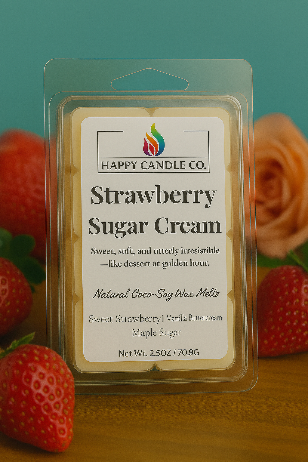 Strawberry Sugar Cream Wax Melt