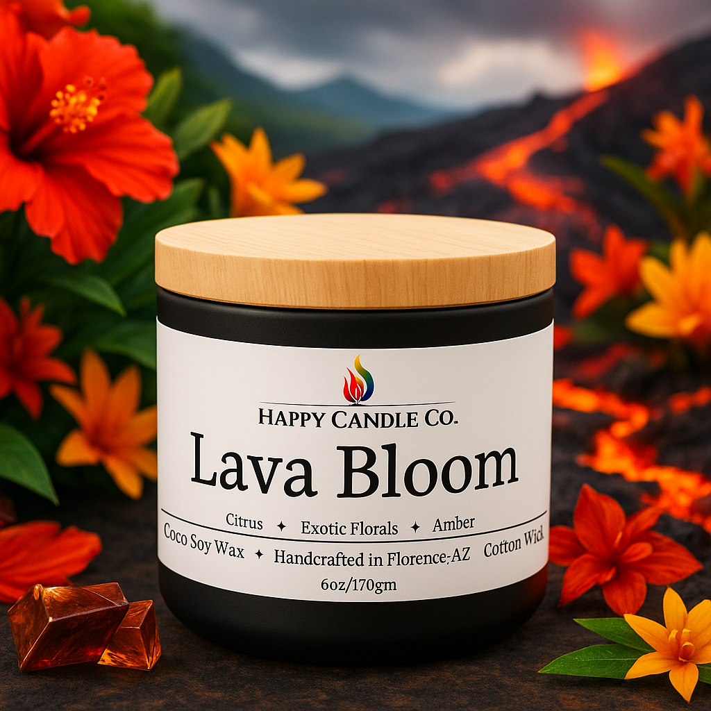 Lava Bloom Candle