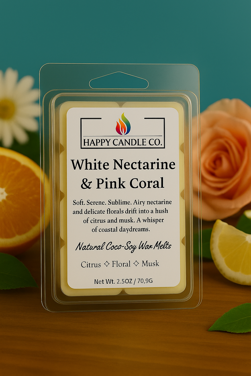 White Nectar & Pink Coral Wax Melt